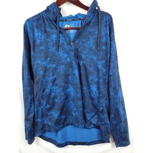 Russell Dri Power 360 Training Fit Hoodie Pullover Blue Men's Large